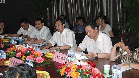 公安部采购中心主任王强现场视察给予肯定