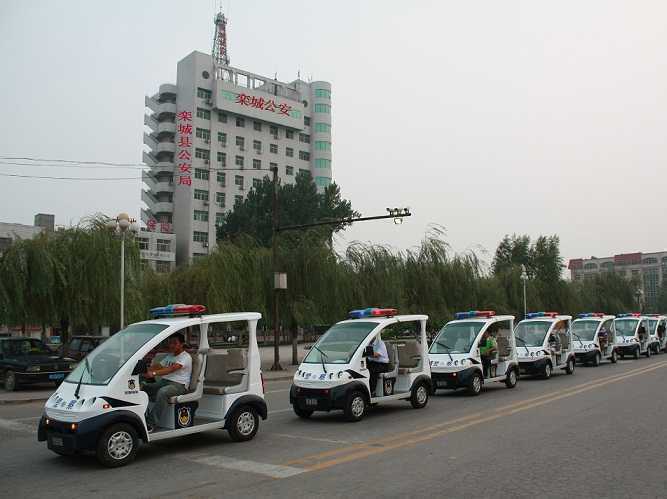 广东深圳栾城市公安局警用巡逻车配备现场