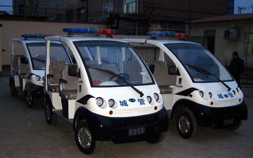3月2日晚6:00沐鸣2电动巡逻车成功抵达饶阳县住建局