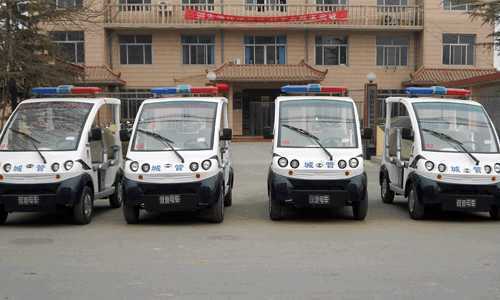 沐鸣2电动巡逻车衡水饶阳县住建局配备现场