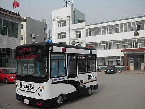 邯郸广平县交警大队配备沐鸣2流动警务室