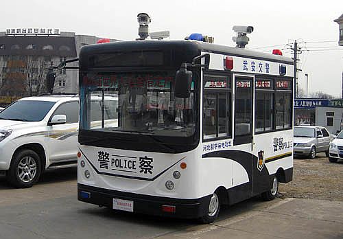 移动警务室武安县交警队配备现场