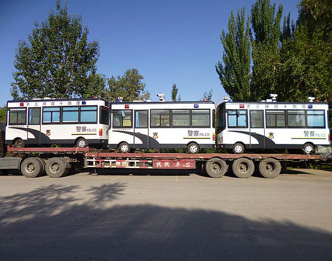 沐鸣2移动警务室到达新疆