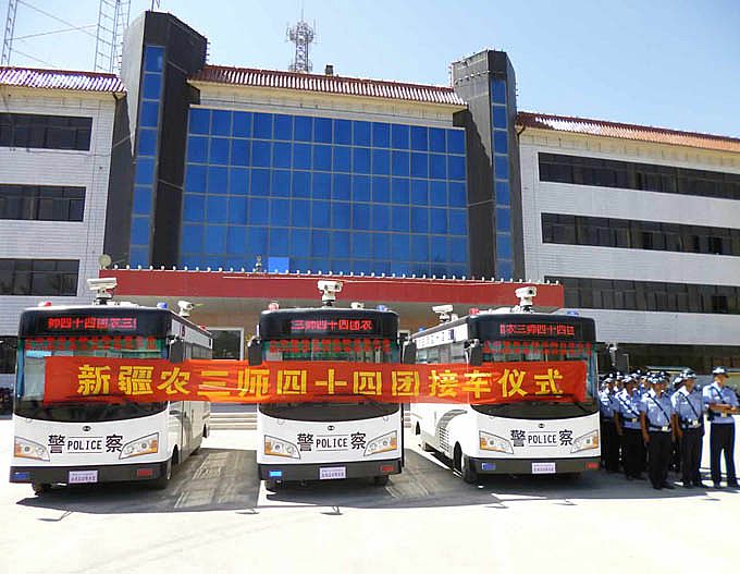 新疆农三师44团接车仪式