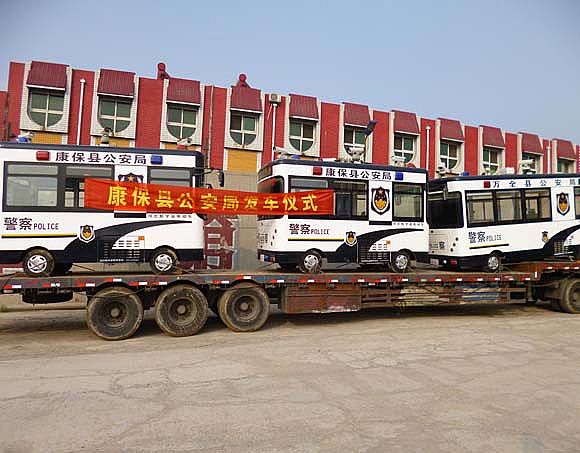 康保县公安局发车仪式