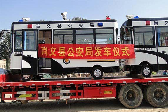 尚义县公安局发车仪式
