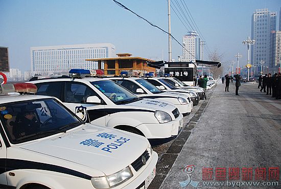 营口区公安局举办“平安航母”启动仪式