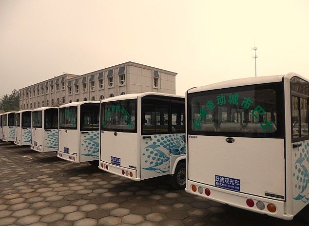 永年11辆电动小公交发车仪式