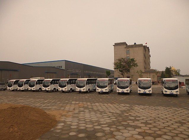 永年11辆电动小公交发车仪式