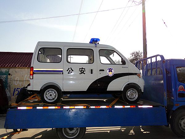 长治潞城市交警大队购置电动巡逻车发车仪式