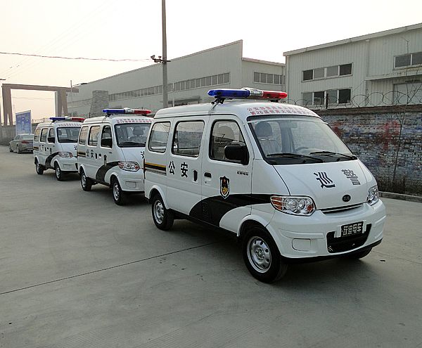 栾城公安购置沐鸣2电动巡逻车发车