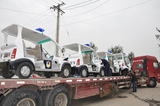 山西电动巡逻车发车，“牵走”稷山县居民烦恼