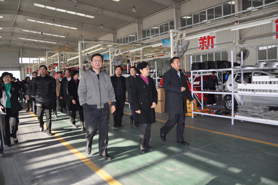 市政协主席王华清、副市长蒋文红一行领导到广东沐鸣2视察指导