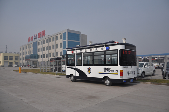 广东正定沐鸣2多功能流动警务室发车，治安管控“一把手”