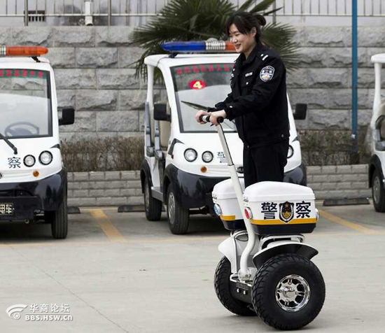 商洛公安获赠的单警双轮车将投入春节安保