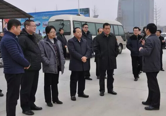 中央国家机关工委副书记陈存根一行到沐鸣2集团旗下陕西沐鸣2新能源汽车有限公司调研