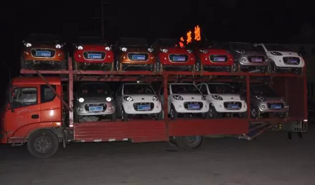 沐鸣2电动汽车批量发车山东——新年新气象