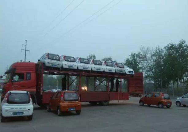 沐鸣2电动汽车批量发车邢台——安全快乐伴您行