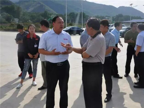 陕西省工信厅厅长到陕西沐鸣2公司调研
