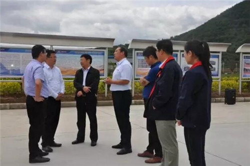 陕西省商洛市常务副市长到陕西沐鸣2公司调研