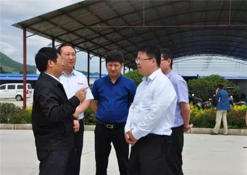 陕西省商洛市常务副市长一行领导