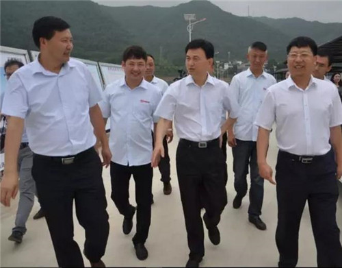 陕西省商洛市市长考察调研