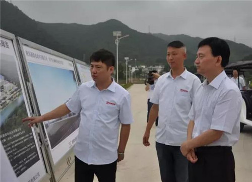 陕西省商洛市市长郑光照调研