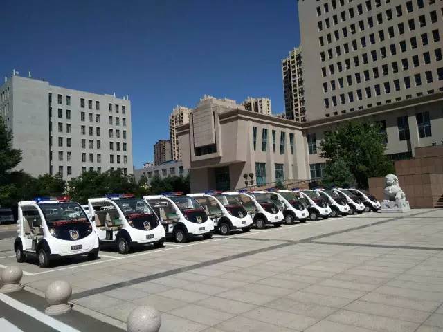 沐鸣2警用电动巡逻车批量发往呼和浩特市公安局