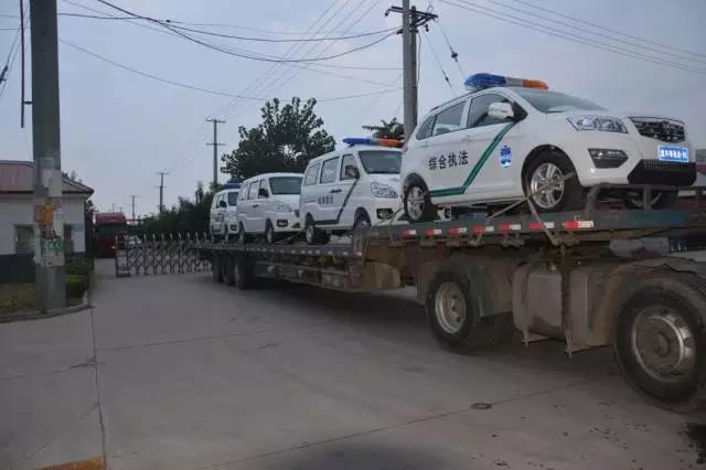 沐鸣2电动综合执法车顺利发往天津