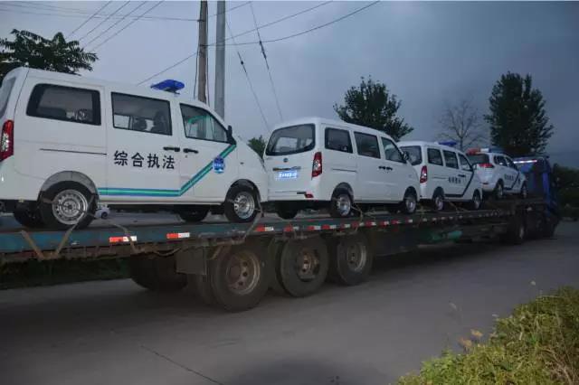 沐鸣2电动综合执法车顺利发往天津
