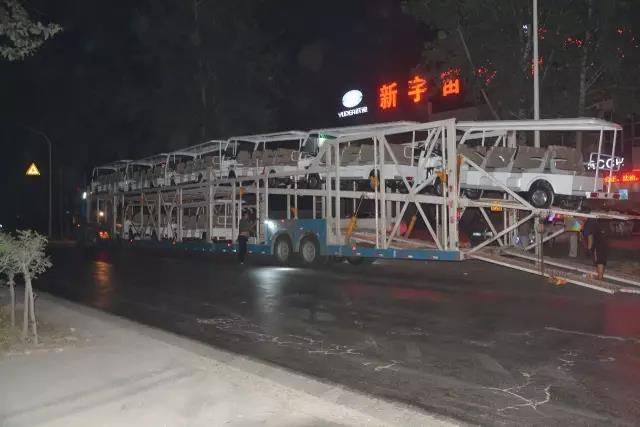 批量沐鸣2电动观光车连夜发往邯郸