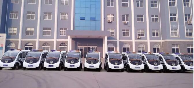 批量沐鸣2电动巡逻车发往重庆