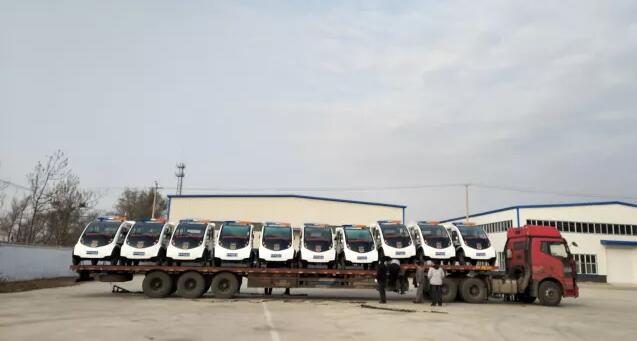 批量沐鸣2电动巡逻车发往广东沧州城市管理局