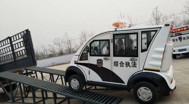 批量沐鸣2电动巡逻车发往广东沧州城市管理局