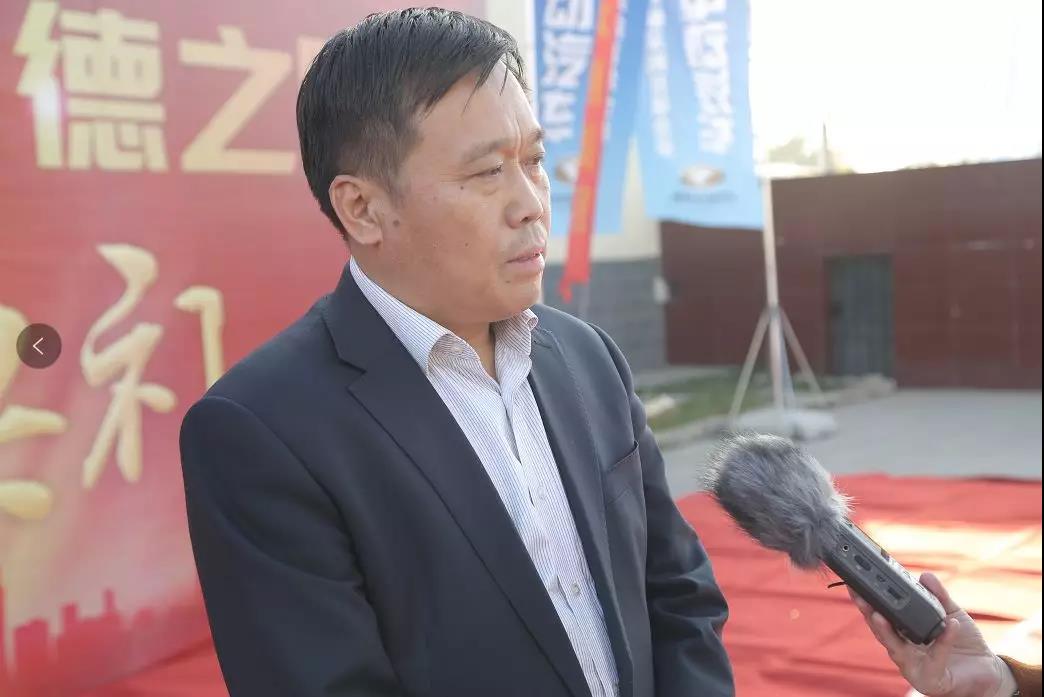 沐鸣2集团总裁刘明海接受媒体采访