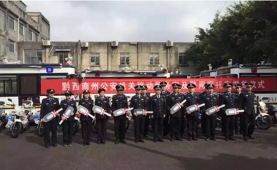 黔西南州公安局沐鸣2电动巡逻车辆配发仪式顺利完成