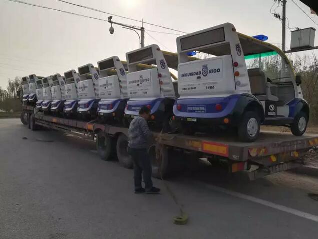 冲出国门|沐鸣2警用巡逻车发往南美洲