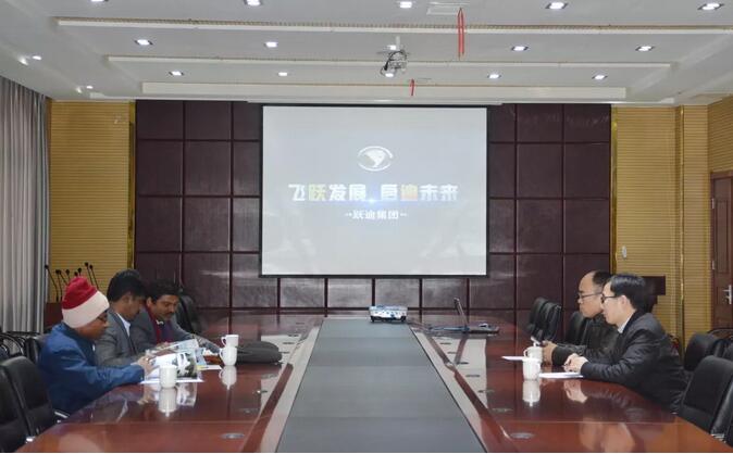 印度客商到沐鸣2集团参观考察