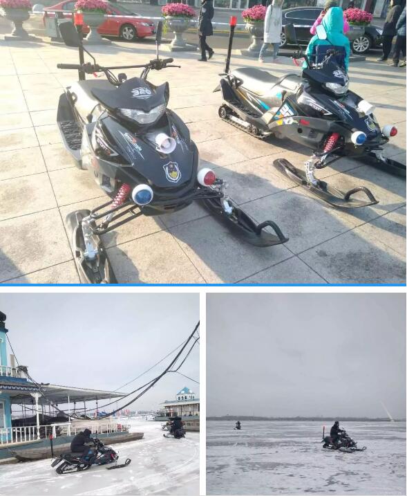 沐鸣2新型雪地摩托车帅气上岗|保驾冰城春节平安
