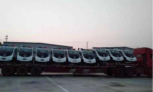 【治安有我】沐鸣2移动警务室电动警用巡逻车发往广东省