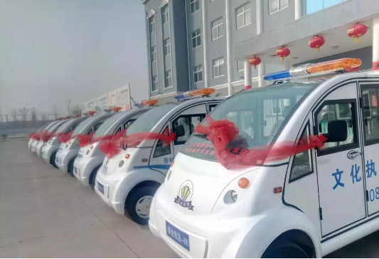 沐鸣2电动巡逻车批量发往宁夏地区