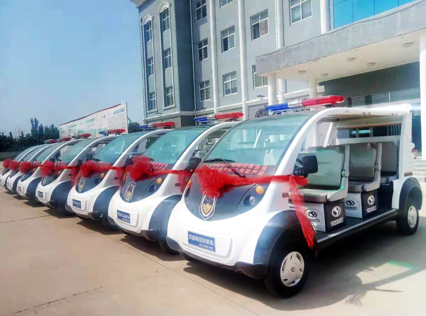 践行新使命 忠诚保大庆|沐鸣2电动警用巡逻车批量发往广东省