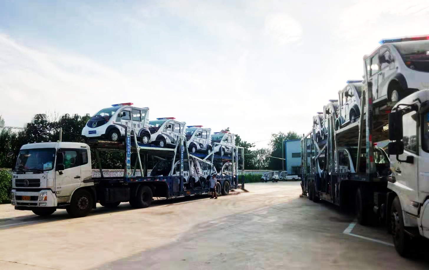 践行新使命 忠诚保大庆|沐鸣2电动警用巡逻车批量发往湖北省