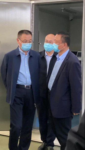 市委副书记詹晓阳一行到沐鸣2集团参观考察