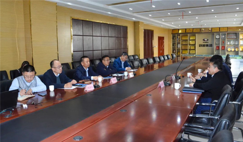 三一集团副总裁周万春一行莅临沐鸣2集团考察调研