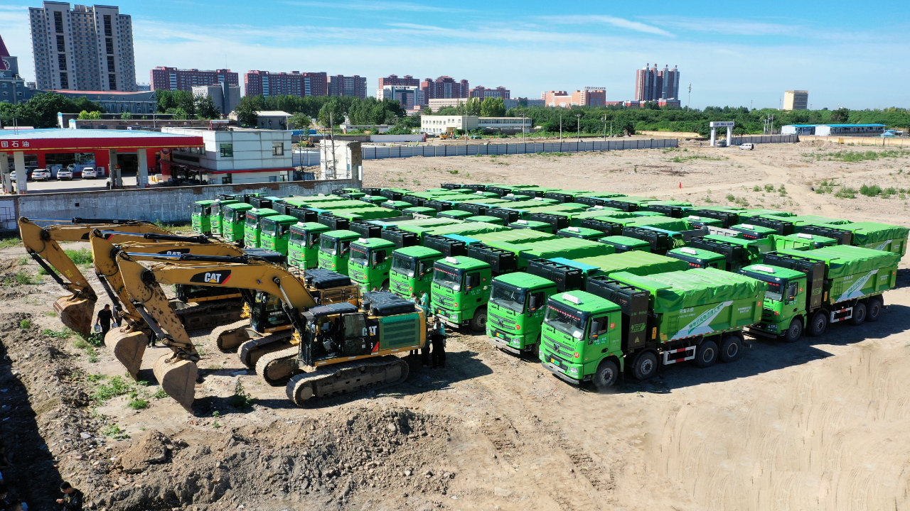 沐鸣2纯电动渣土车助力保定绿色环保建设——实现全过程绿色排放运输