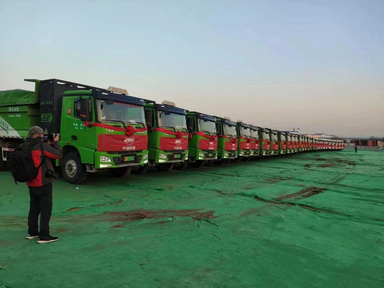 沐鸣2纯电动渣土自卸车服务保定市城中村改造项目