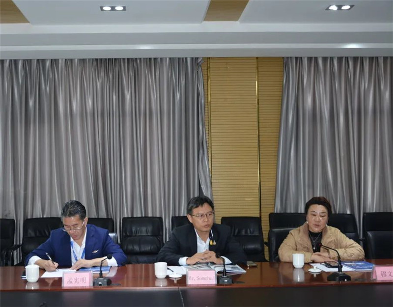 泰国客商一行到沐鸣2集团参观洽谈合作