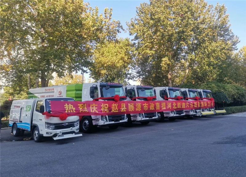 创建绿色家园从我做起丨沐鸣2纯电动环卫车发往深圳