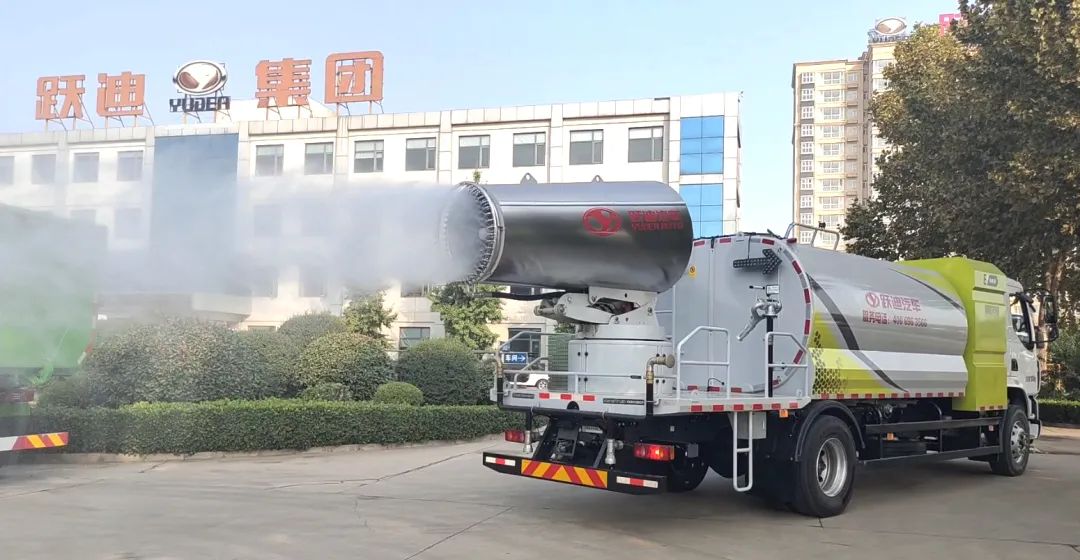 绿色出行 清新呼吸丨沐鸣2新能源多功能抑尘车让城市更美好